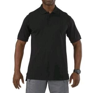 5.11 Tactical Polo Shirt Mens XL Black Performance Shooting Hunting Short Sleeve